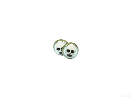 Cercei realizati manual – Halloween Surprised Skulls