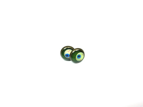 Cercei realizati manual – Halloween Green Eyeballs