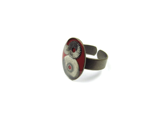 Inel Steampunk Handmade I000356