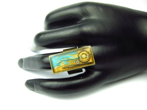 Inel Steampunk Handmade I000495