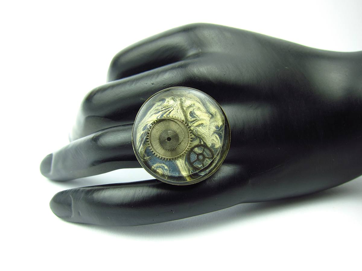 Inel Steampunk Handmade I000506 3 Inel Steampunk Handmade I000506