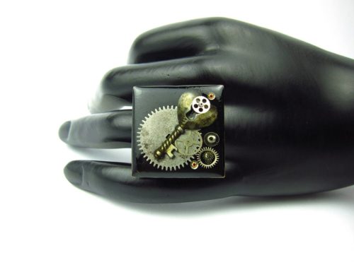 Inel Steampunk Handmade I000515