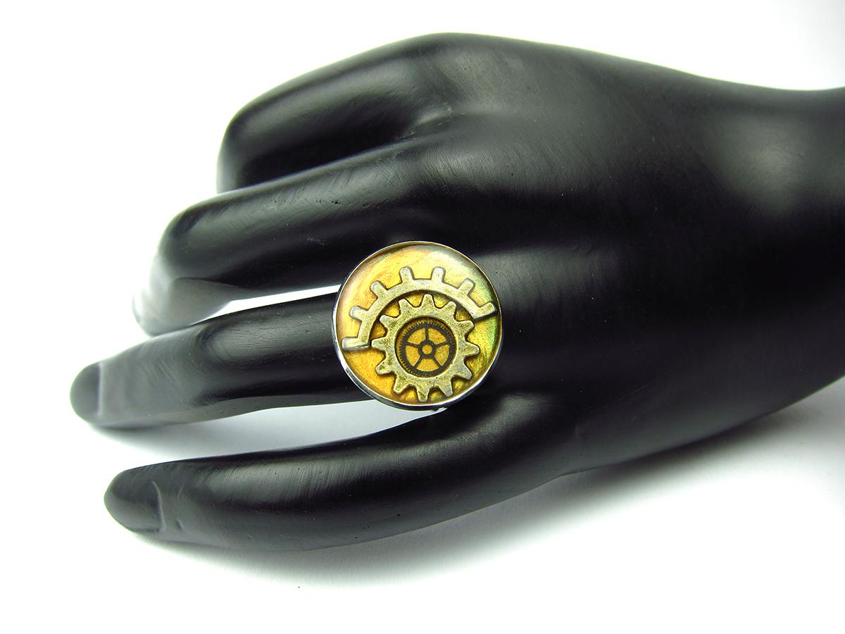 Inel Steampunk Handmade I000520 3 Inel Steampunk Handmade I000520