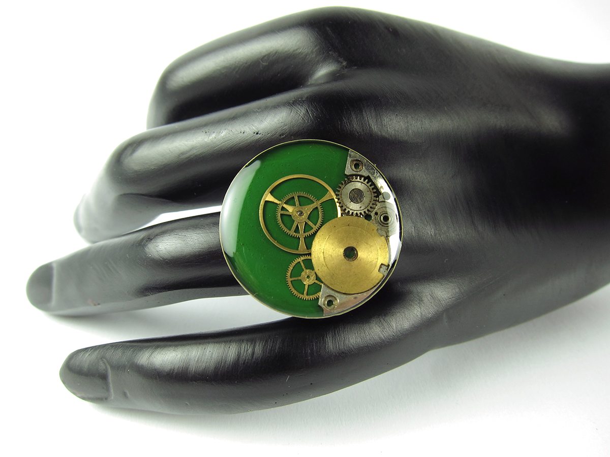 Inel Steampunk Handmade I000549 4 Inel Steampunk Handmade I000549