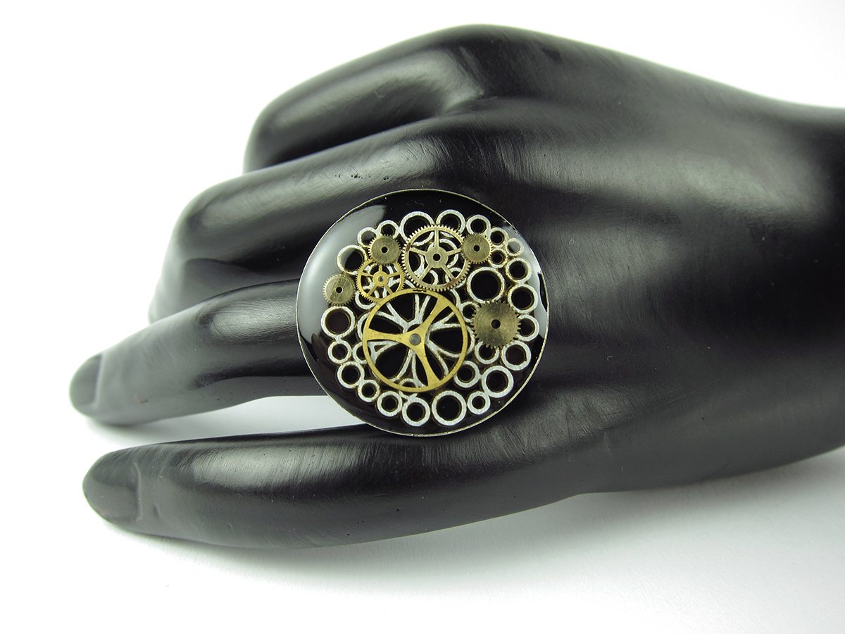 Inel Steampunk Handmade I000560 4 Inel Steampunk Handmade I000560