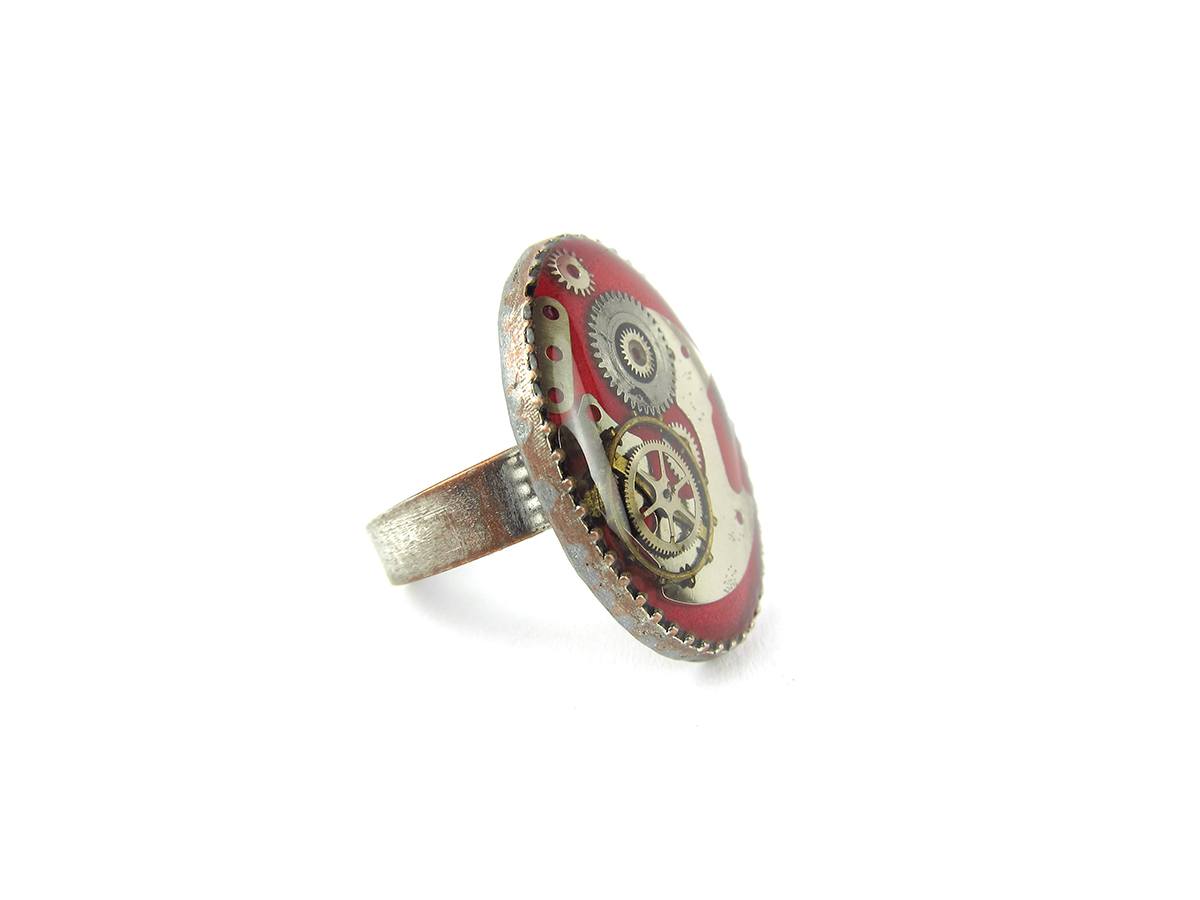 Inel Steampunk Handmade I000562 2 Inel Steampunk Handmade I000562