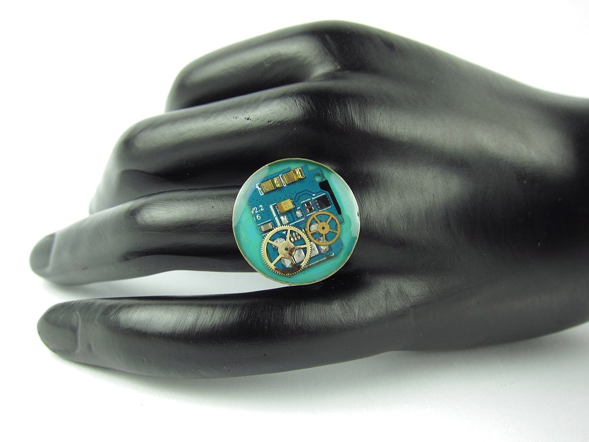 Inel Steampunk Handmade I000575 4 Inel Steampunk Handmade I000575