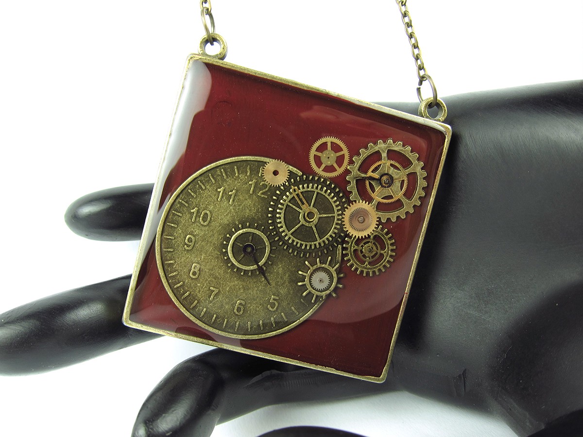 Pandantiv Steampunk Handmade P000864 5 Pandantiv Steampunk Handmade P000864