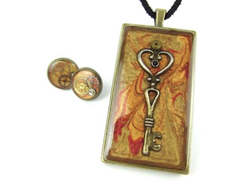 Set Bijuterii Steampunk Handmade S000001
