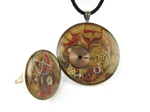 Set Bijuterii Steampunk Handmade S000002