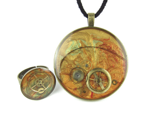 Set Bijuterii Steampunk Handmade S000004