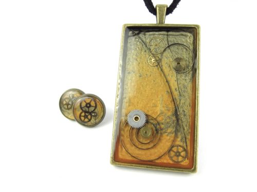 Set Bijuterii Steampunk Handmade S000009