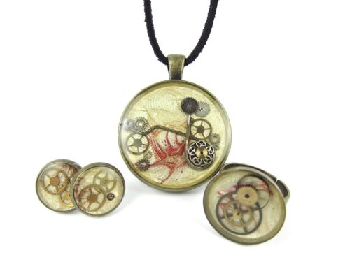 Set Bijuterii Steampunk Handmade S000013