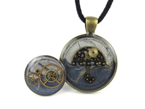 Set Bijuterii Steampunk Handmade S000016