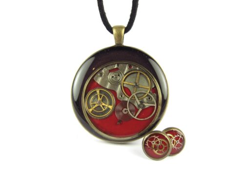 Set Bijuterii Steampunk Handmade S000030