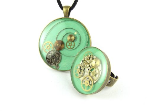 Set Bijuterii Steampunk Handmade S000032