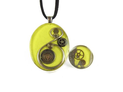Set Bijuterii Steampunk Handmade S000034