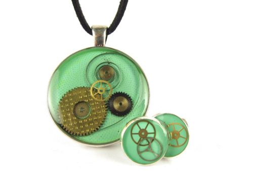 Set Bijuterii Steampunk Handmade S000046
