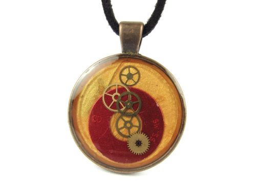 Pandantiv Steampunk Handmade P001139