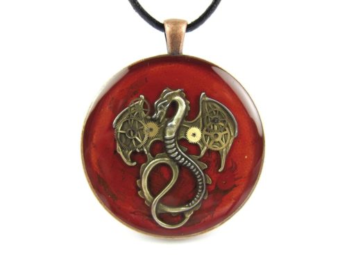 Pandantiv Steampunk Handmade P001459