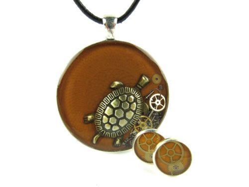 Set Bijuterii Steampunk Handmade S000104