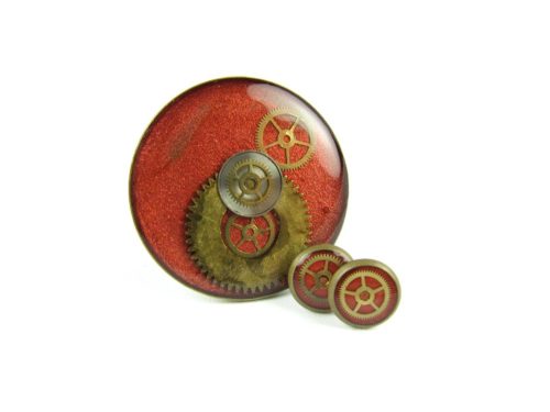 Set Bijuterii Steampunk Handmade S000108