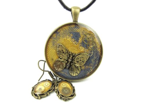 Set Bijuterii Steampunk Handmade S000151