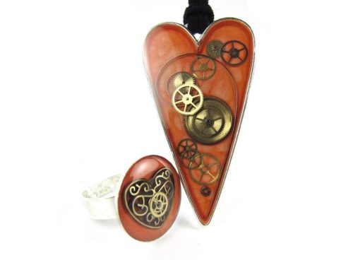 Set Bijuterii Steampunk Handmade S000051
