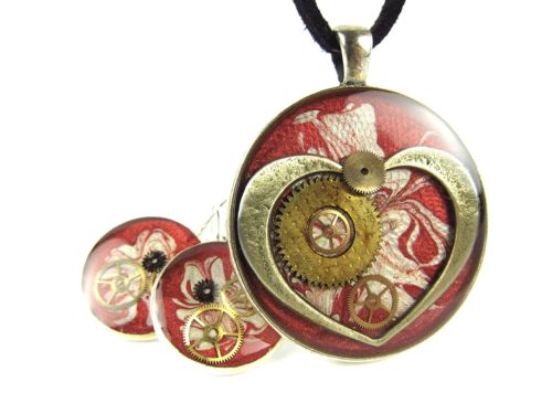 Set Bijuterii Steampunk Handmade S000054