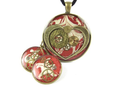 Set Bijuterii Steampunk Handmade S000071
