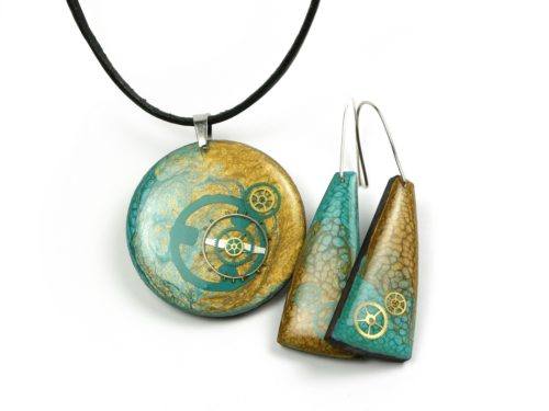 Set Bijuterii Steampunk Handmade S000362